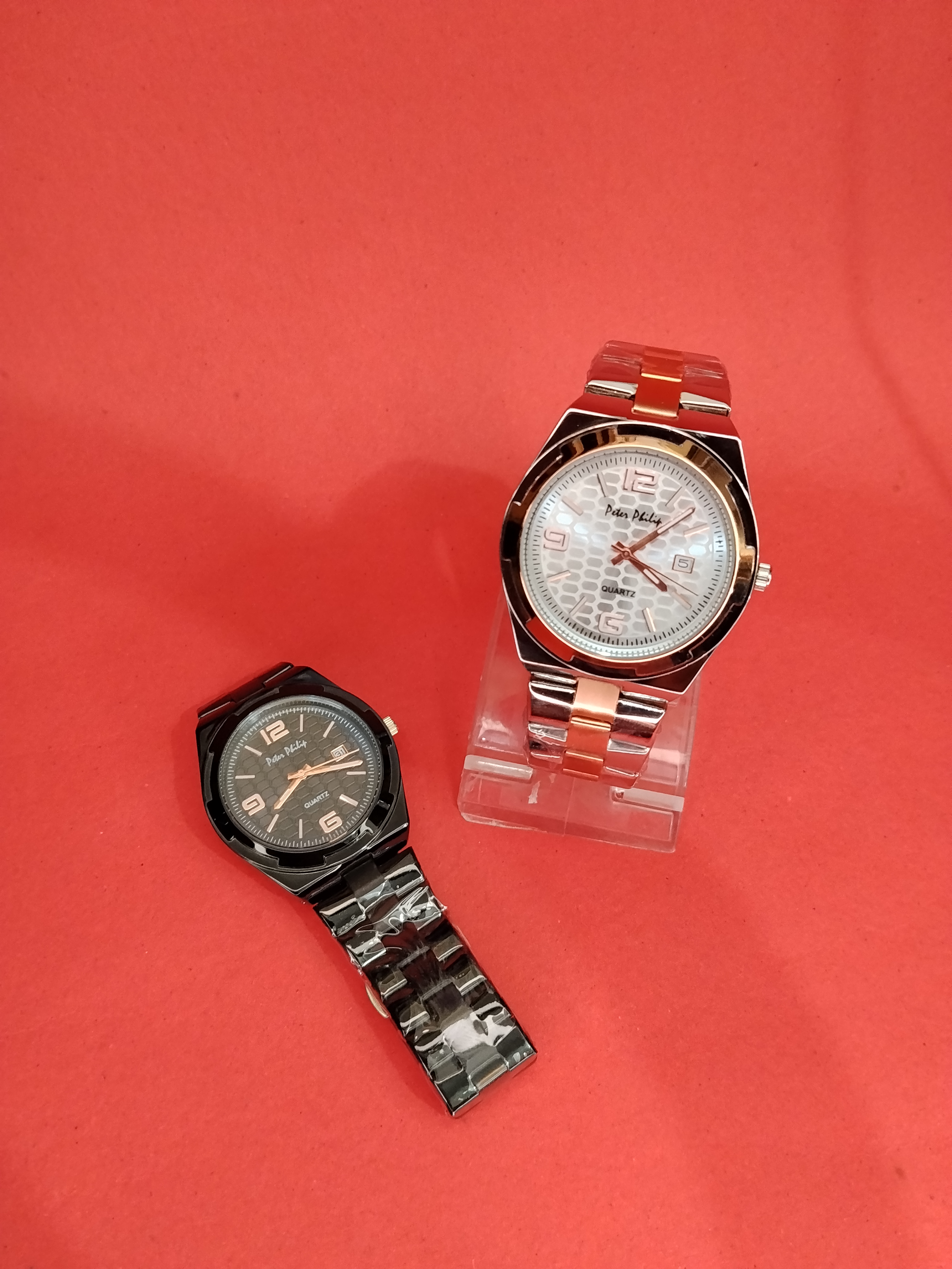 Peter Philip Hex-Pattern Quartz Watch Collection